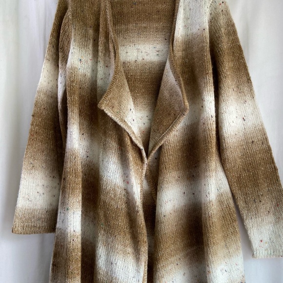 DESIGNHISTORY speckled ombre’ waterfall cardigan SZ  L - Picture 1 of 7